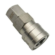 Champion CFS20SS 1/4" Female Coupling - 304 Stainless Steel (Nitto) - Pack of 3 - AIMS Industrial Supplies