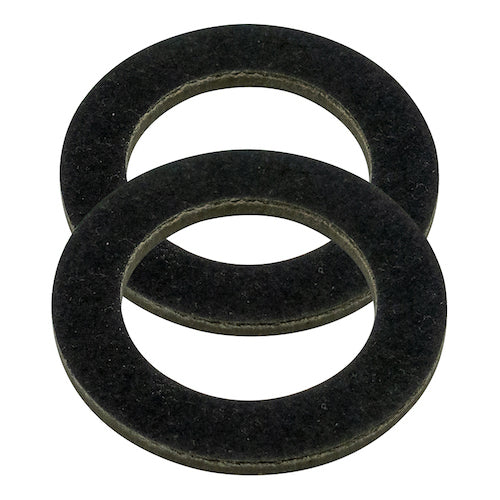 Champion CFW31 Fibre Flat Washer M12 x 24 x 2mm Black - 25/Pack