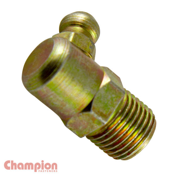 Champion CGN107 Grease Nipple 90° 1/4" UNF - 100/Pack1