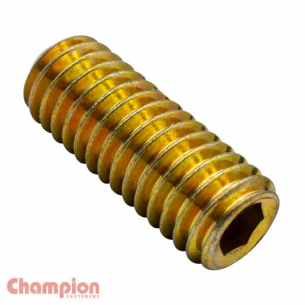 Champion CGS7 Socket Grub Screw 3/8 x 5/8" BSW High Tensile - 50/Pack