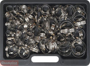 Champion CHCA120 Hose Clamp Assortment Kit - 120 Pieces - AIMS Industrial Supplies