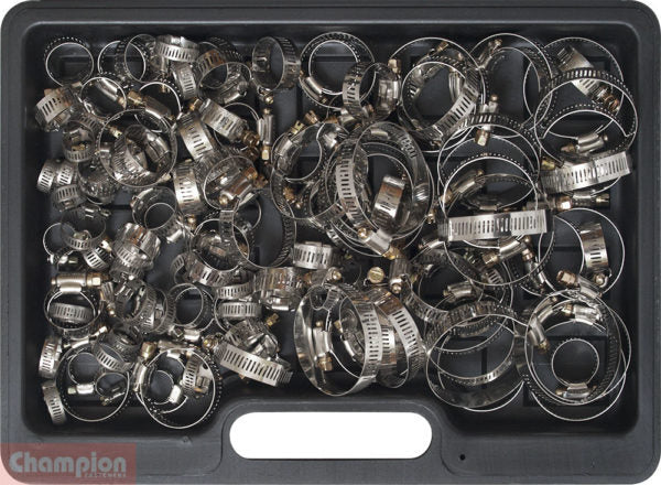 Champion CHCA120 Hose Clamp Assortment Kit - 120 Pieces1