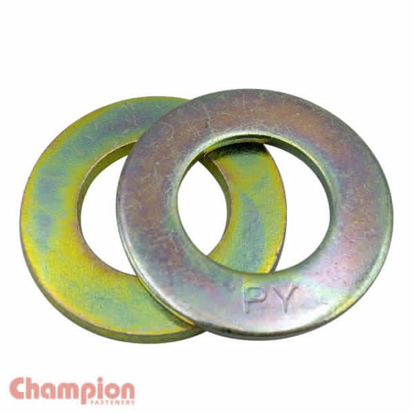 Champion CHW Flat Washer Heavy Duty Steel Zinc Plated - AIMS Industrial Supplies