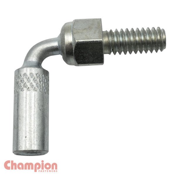 Champion CL09 Linkage Light Weight 90° 1/4" UNC Zinc Plated Steel - AIMS Industrial Supplies