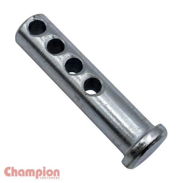 Champion CPMH Multi Hole Clevis Pin Steel Zinc Plated - AIMS Industrial Supplies