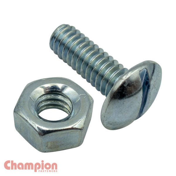 Champion CRB UNC Roofing Bolt Mushroom Head Combo Zinc - AIMS Industrial Supplies