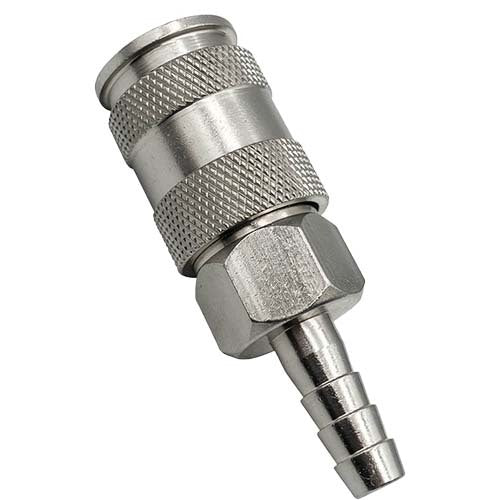 Champion CSH40SS 1/2" Hose Barb Coupling - Stainless Steel (Nitto) -Box of 3