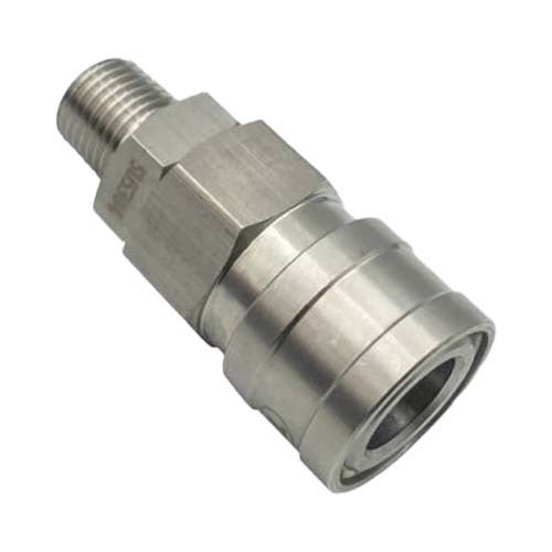 Champion CSM20SS Airline 1/4" Male Coupling - 304 Stainless Steel (Nitto) - Pack of 3 - AIMS Industrial Supplies