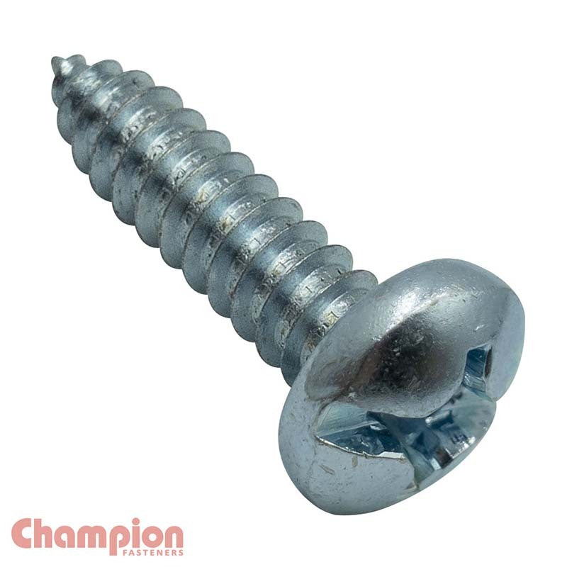 Champion CST17 Self Tapping Screw Pan Combo 6.3 x 16mm Zinc - 100/Pack