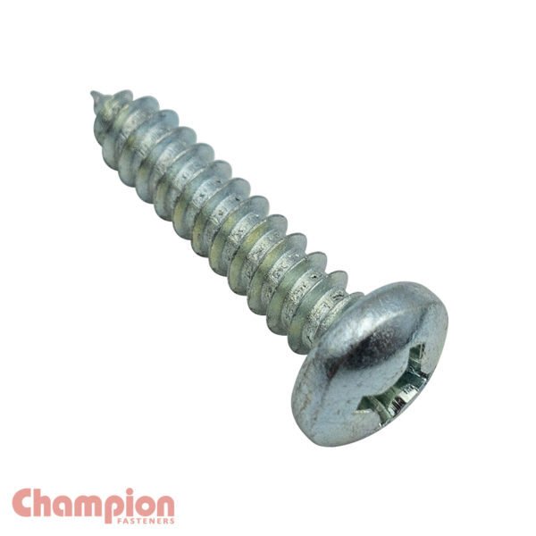 Champion CST36 Self Tapping Screw Pan Head Phillips Zinc - AIMS Industrial Supplies