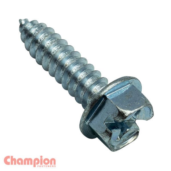 Champion CST50 Self Tapping Screw Hex Combo Zinc Plated - AIMS Industrial Supplies