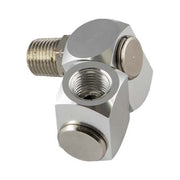 Champion CSW-02 Universal Swivel Joint 1/4" Male/Female Steel/Aluminium - Pack of 3 - AIMS Industrial Supplies