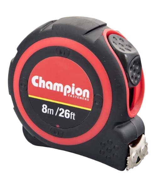 Champion CTM-2 Tape Measure 8m x 25mm - AIMS Industrial Supplies