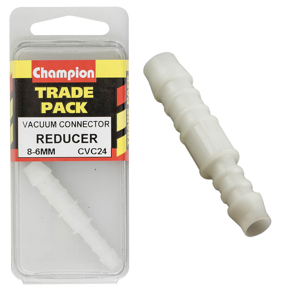 Champion CVC24 Reducing Straight Connector 8mm-6mm -Box of 3