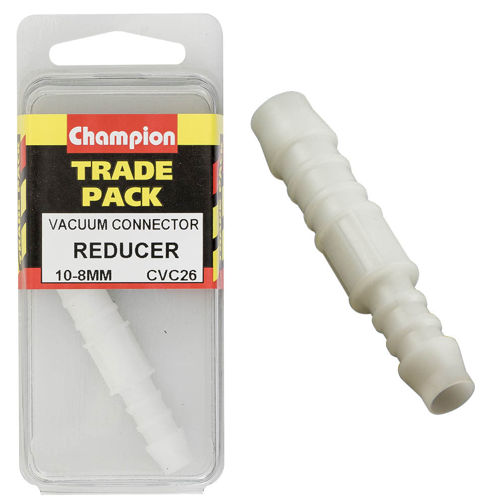 Champion CVC26 Reducing Straight Connector 10mm-8mm -Box of 3