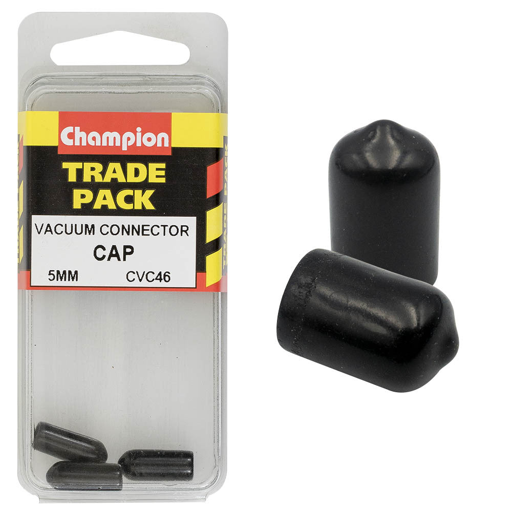 Champion CVC46 Vacuum Cap 5mm  - Box of 15 (3 Packs of 5)