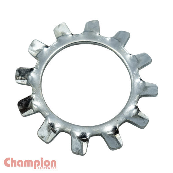 Champion ESW7 External Star Shakeproof Washer 7/16" Zinc - 100/Pack