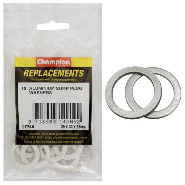 Champion Flat Washer Aluminium - AIMS Industrial Supplies