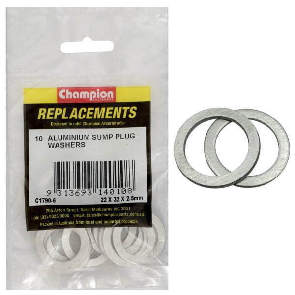 Champion Flat Washer Aluminium - AIMS Industrial Supplies