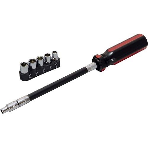 Champion HCD3 Flexible Driver Set 1/4" Drive 5mm to 10mm, 7 Pieces - AIMS Industrial Supplies