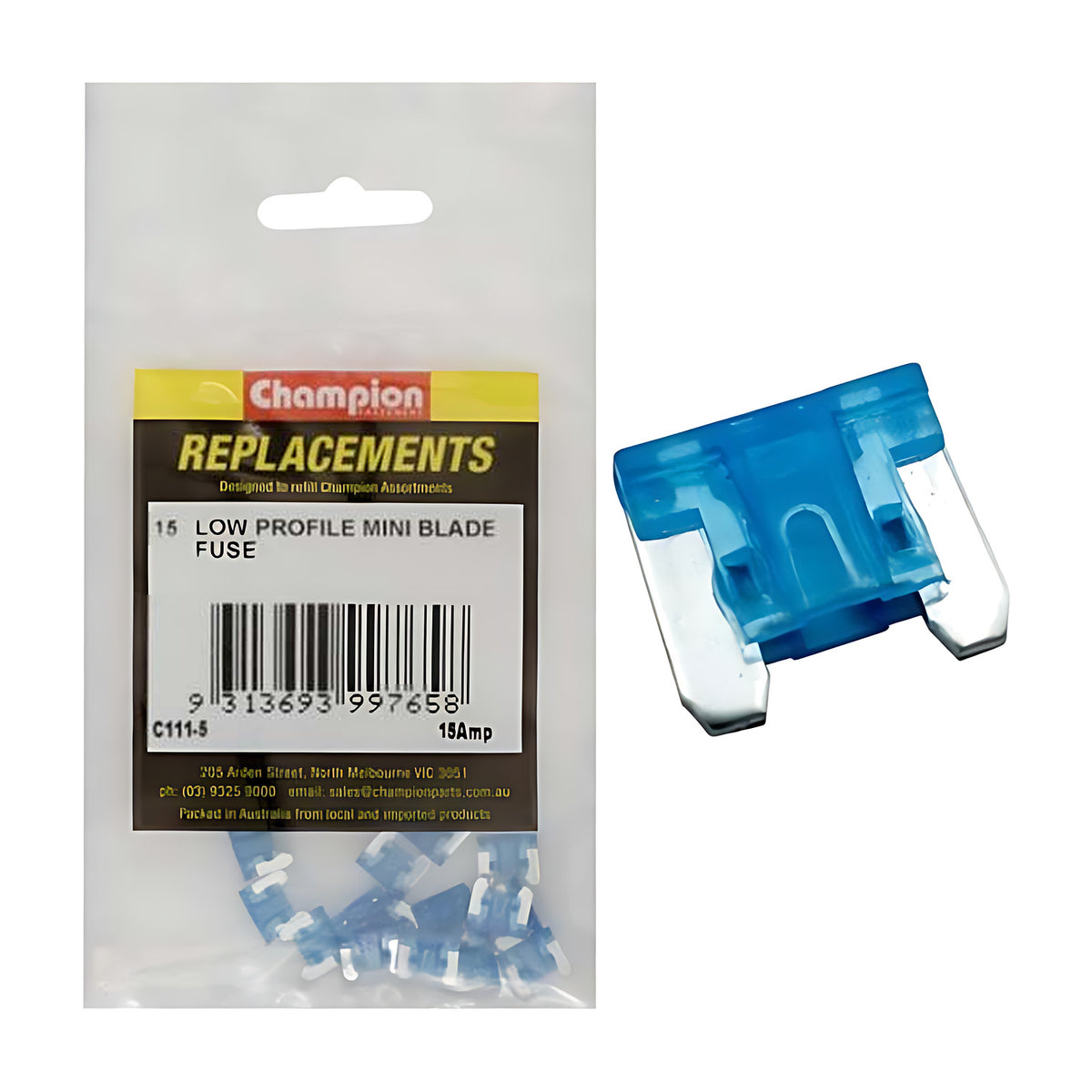 Champion Low Profile Mini Fuse (Blade Micro Fuse)
