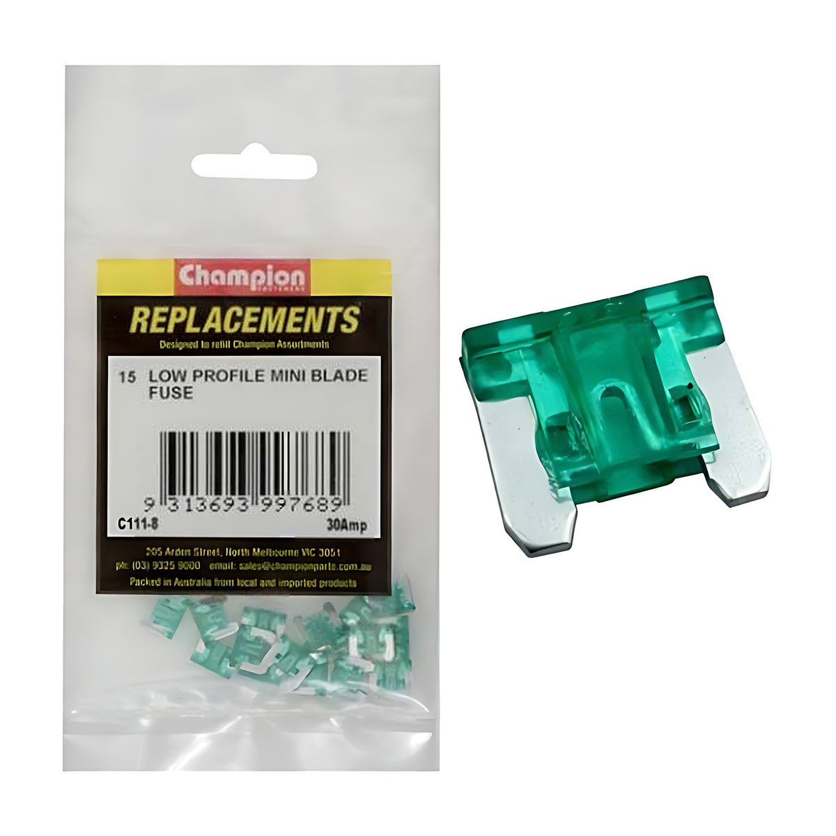 Champion Low Profile Mini Fuse (Blade Micro Fuse)