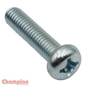 Champion Machine Screw Pan Phillips Zinc Plated - AIMS Industrial Supplies