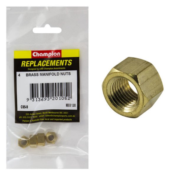 Champion Manifold Nut Brass - Metric - AIMS Industrial Supplies