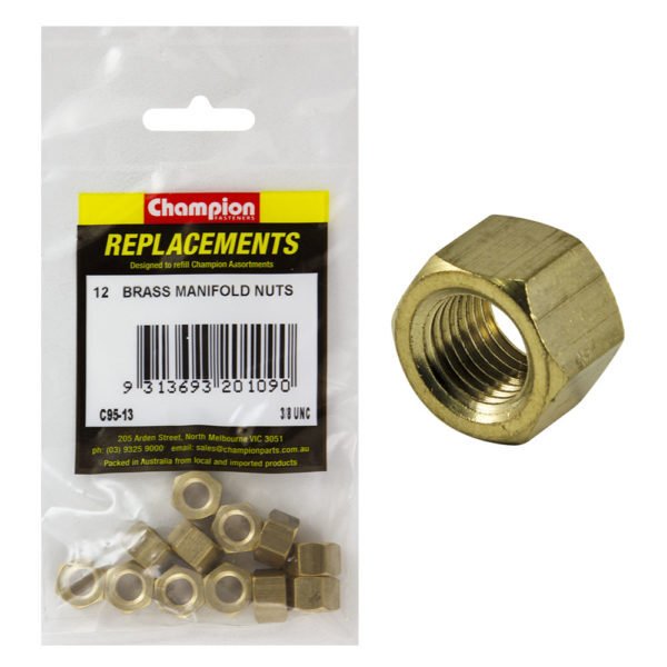 Champion Manifold Nut Brass - UNC - AIMS Industrial Supplies
