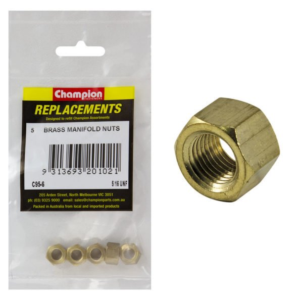 Champion Manifold Nut Brass - UNF - AIMS Industrial Supplies