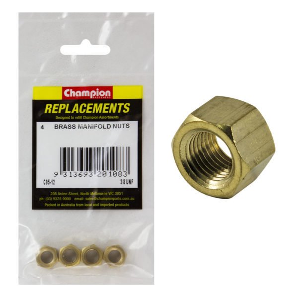 Champion Manifold Nut Brass - UNF - AIMS Industrial Supplies