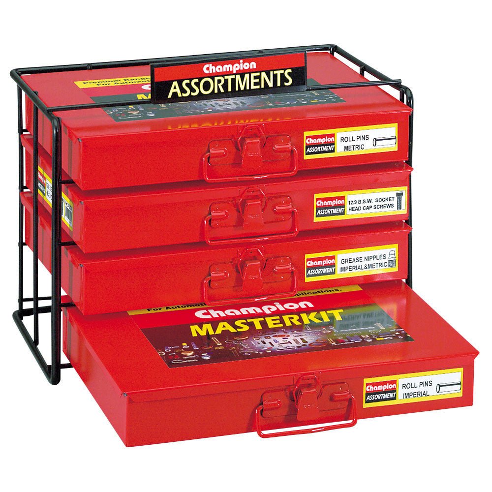 Champion Master Kit Display Stand ( 4 Tier ) - CDS10 - AIMS Industrial Supplies