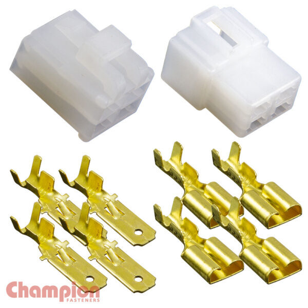 Champion NC-4 Kwik Matched Connector Set - 4 Pole - 10/Pack