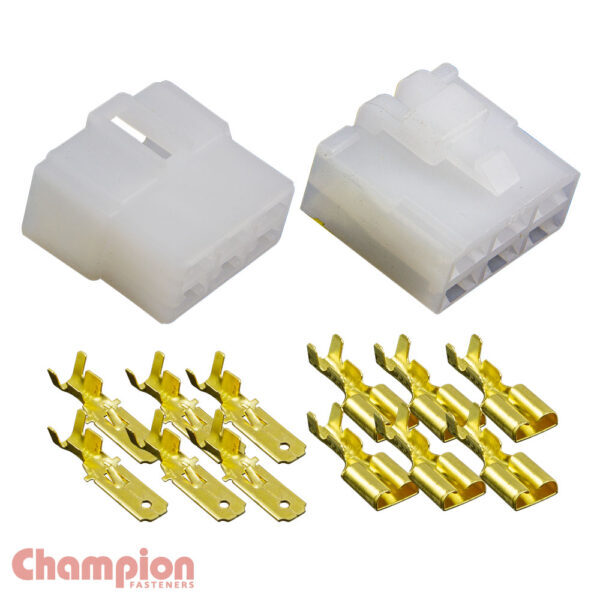 Champion NC-6 Kwik Matched Connector Set - 6 Pole - 14/Pack