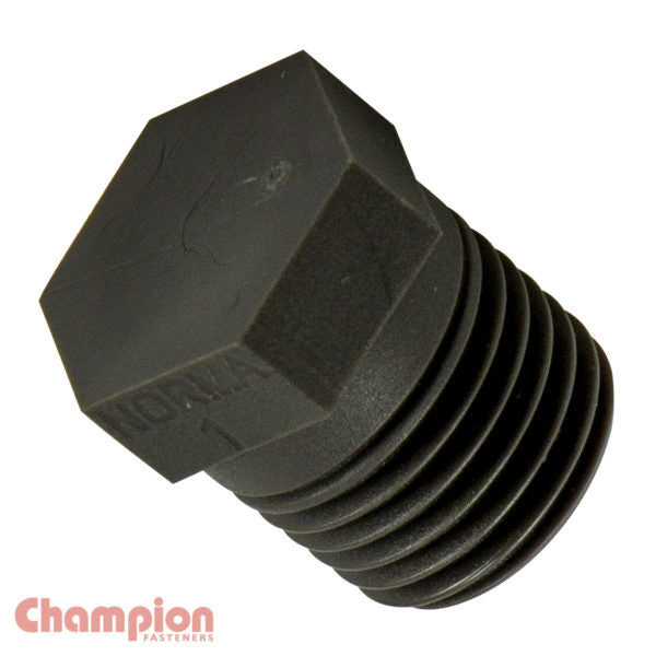 Champion NHC41 Hex Taper Plug Plastic 1/8" BSP - 25/Pack