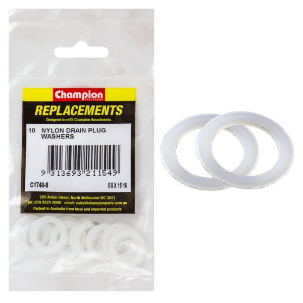 Champion Nylon Flat Washer - Imperial - AIMS Industrial Supplies