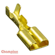 Champion QCF Crimp Terminal Lanced Push On - Brass - AIMS Industrial Supplies