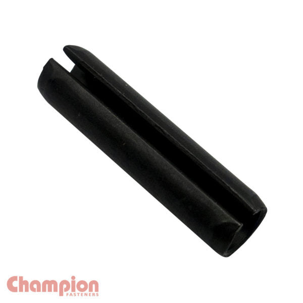 Champion RP030025 Roll Pin Metric M3 x 25mm Steel Black Zinc - 100/Pack