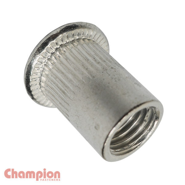 Champion SRN8 Rivet Nut Insert Steel M8 x 1.25mm - 50/Pack