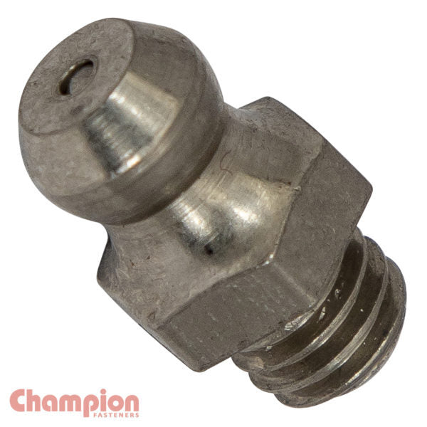 Champion SSCN161 Grease Nipple M6 x 1mm Straight 316/A4 - 25/Pack