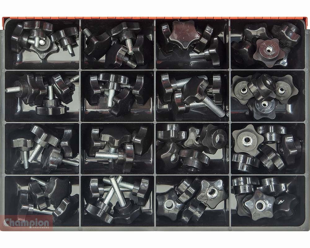 Champion Star Knob Screw & Nut Master Kit - CA22751