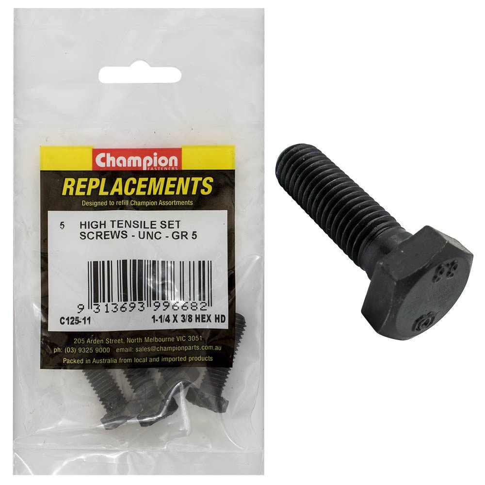 Champion UNC Set Screw Assortment Refill - AIMS Industrial Supplies