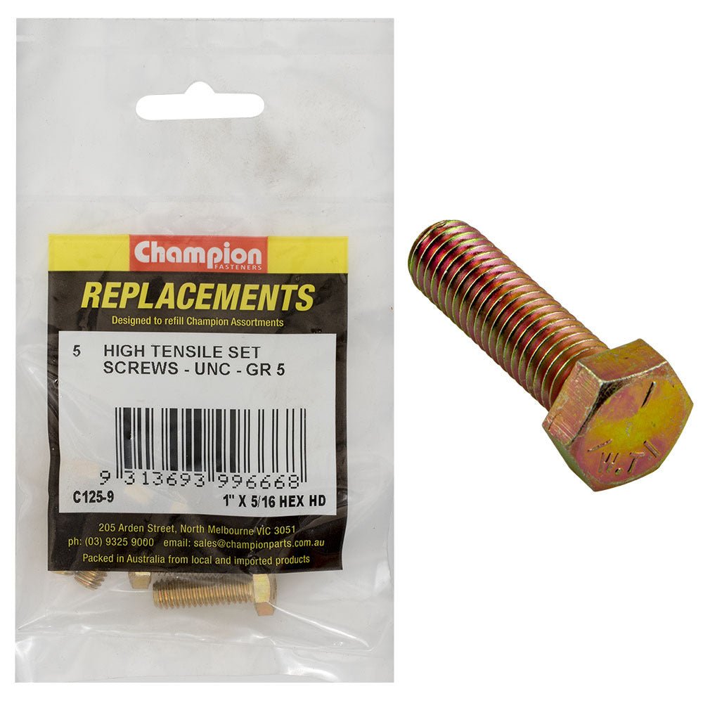 Champion UNC Set Screw Assortment Refill - AIMS Industrial Supplies