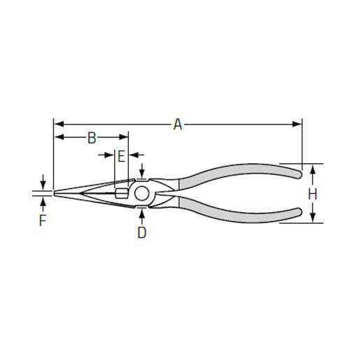 Channellock 317 Long Nose Plier 203mm - AIMS Industrial Supplies