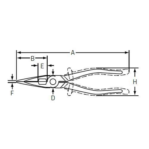 Channellock 3218 Long Nose Plier 205mm Insulated - AIMS Industrial Supplies