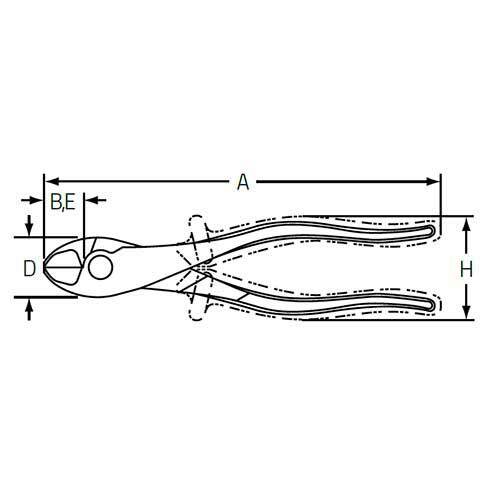 Channellock 3238 Cutting Plier 207mm Insulated - AIMS Industrial Supplies