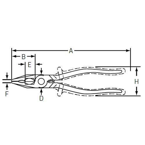 Channellock 3248 Linemans Plier 219mm Insulated3