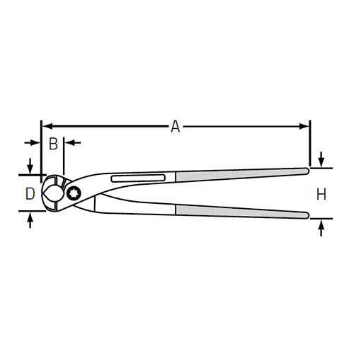 Channellock 35-250 Concrete Nipper Plier 254mm - AIMS Industrial Supplies