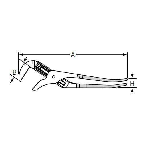 Channellock 480 Tongue & Groove Straight Jaw BigAzz Plier 514mm - AIMS Industrial Supplies