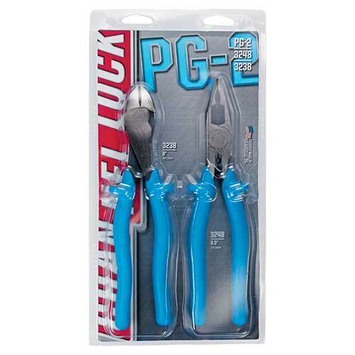 Channellock PG-2 Insulated Cutting & Linesman Plier Set 2 Pieces - AIMS Industrial Supplies